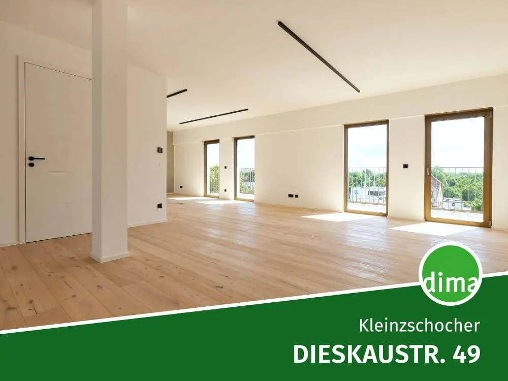 ERSTBEZUG! Familien-Wohnung mit großem sonnigen Balkon, 2 Bädern, AR, Aufzug, Tiefgarage u.v.m.