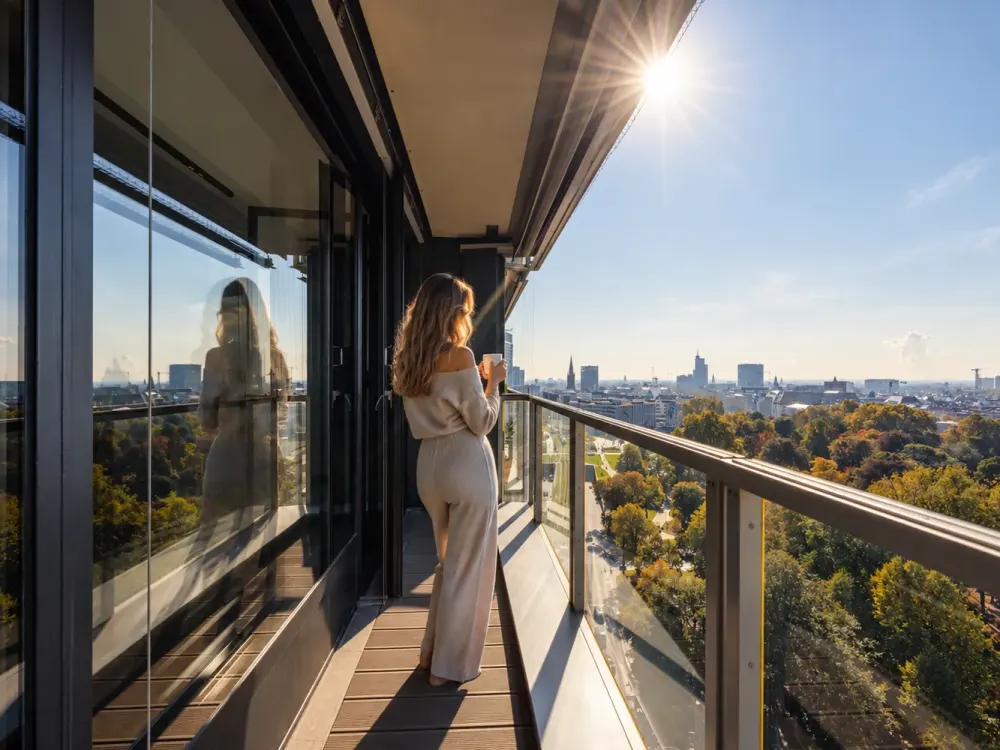 *SKYNEST: designed around modern living* - mit einzigartigem Blick über den Kö-Bogen und Hofgarten