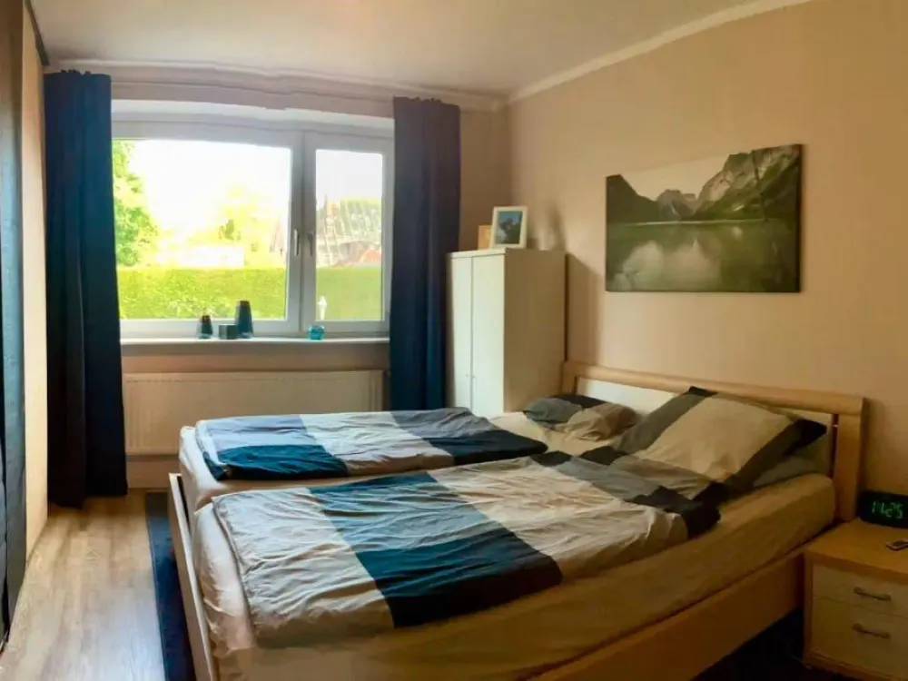 Helle Wohnung mit Garten in Hamburg, 73 m², Wandsbek-Farmsen