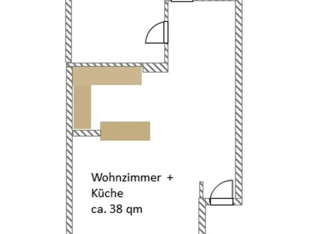 Quiet 2-Room Apartment in Frankfurt Niederrad