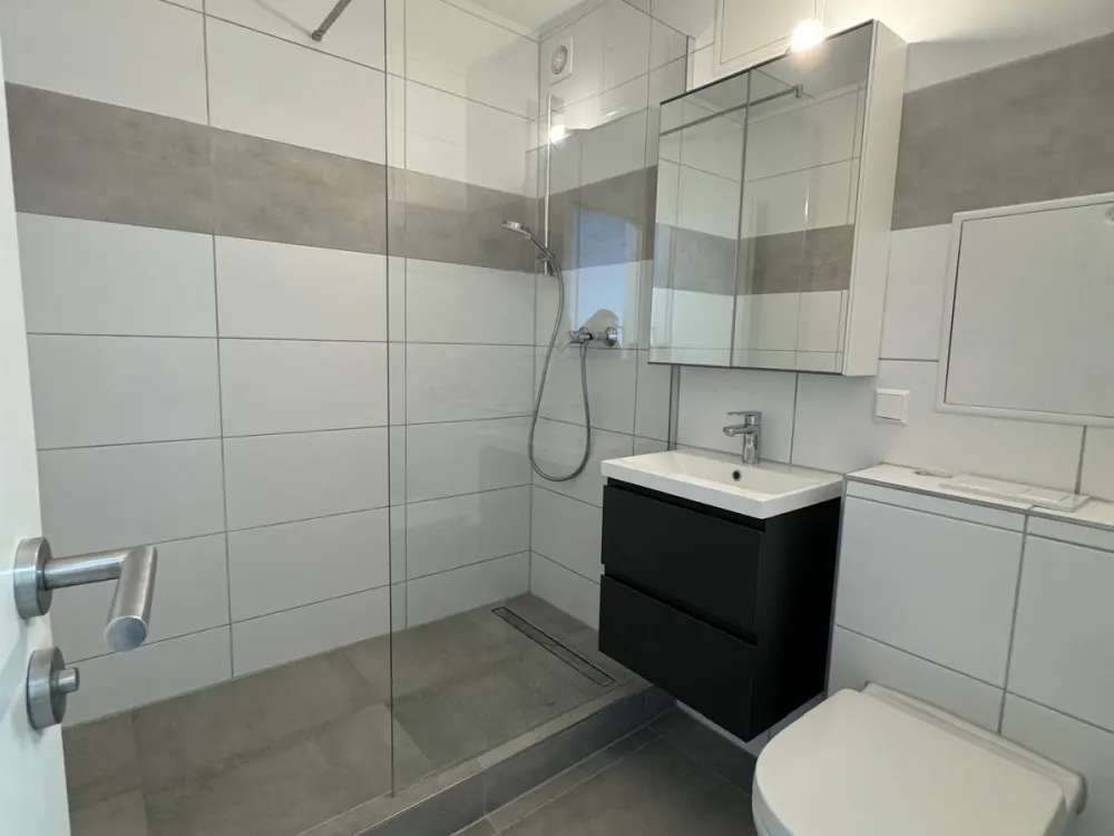 Neu renovierte 1-Zimmer-Wohnung mit großem Balkon und Aufzug