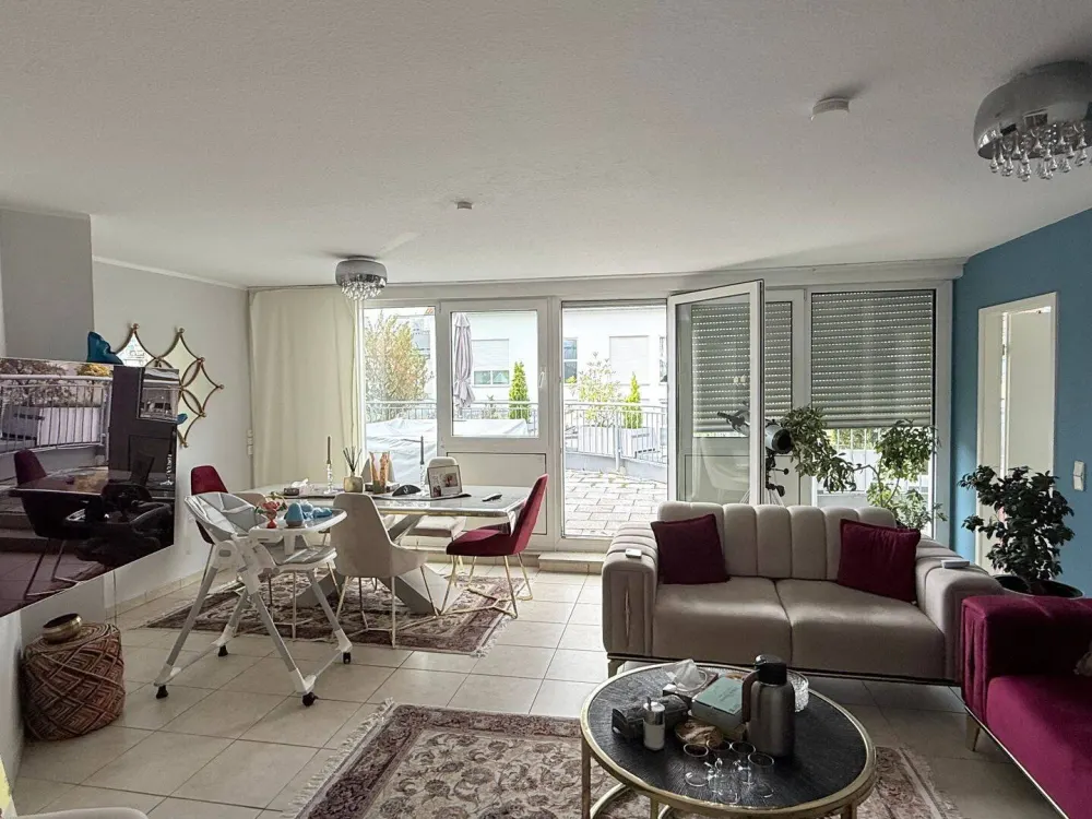 Penthousewohnung mit großer Dachterrasse in Nürnberg-Maxfeld, hochwertige Möblierung