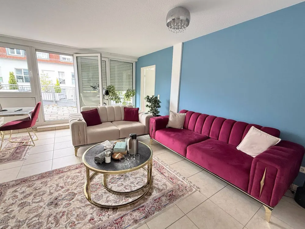 Penthousewohnung mit großer Dachterrasse in Nürnberg-Maxfeld, hochwertige Möblierung