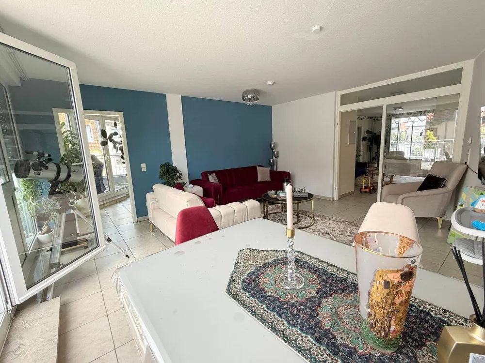 Penthousewohnung mit großer Dachterrasse in Nürnberg-Maxfeld, hochwertige Möblierung