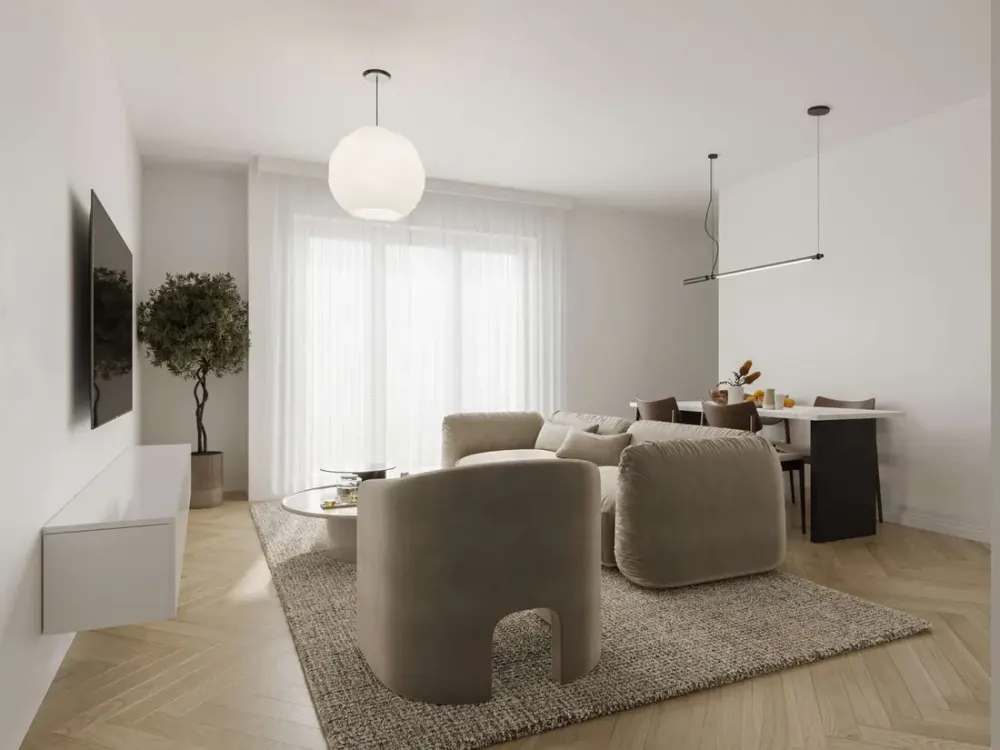 Stilvolle 2-Zimmer-Maisonette im Erdgeschoss und Souterrain