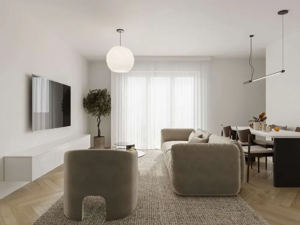 Stilvolle 2-Zimmer-Maisonette im Erdgeschoss und Souterrain