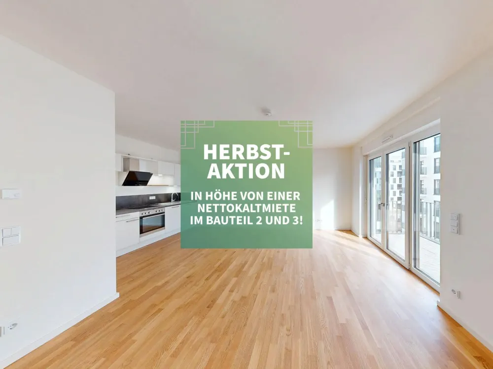 Erstklassiges Wohnen: Helle 2-Zimmer-Wohnung mit Einbauküche und Balkon