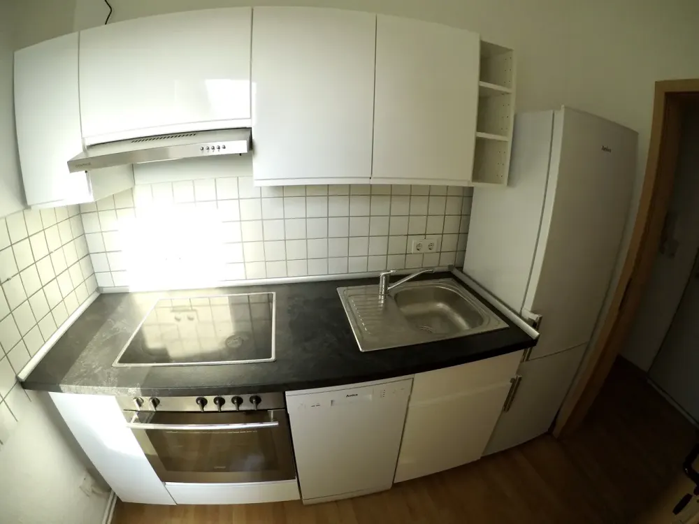 Sehr schöne 2-Zimmer DG Whg, renoviert, möbliert + Einbauküche