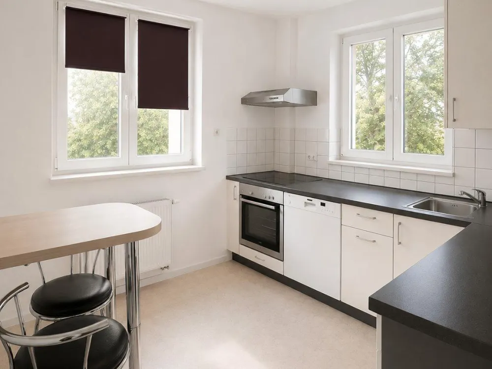 Modernisierte 2-Zimmer-Wohnung mit Einbauküche und Tageslichtbad