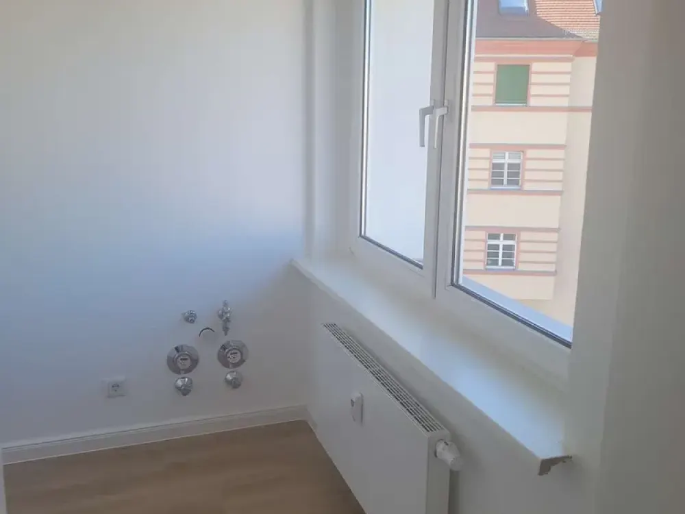 Eutritzsch - sonnige 2-Raum-Wohnung in ruhiger Lage mit offener Küche, Tageslichtbad und Dusche