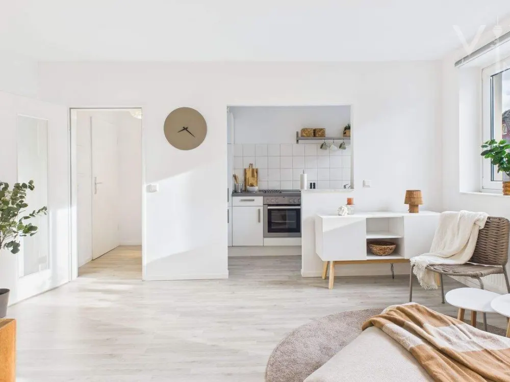 URBAN & COZY! Möblierte 2-Zimmer-Wohnung mit Einbauküche und Loggia