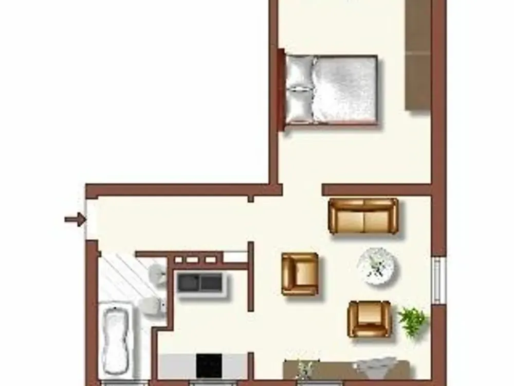 Demnächst frei! 2-Zimmer-Wohnung in Duisburg Huckingen