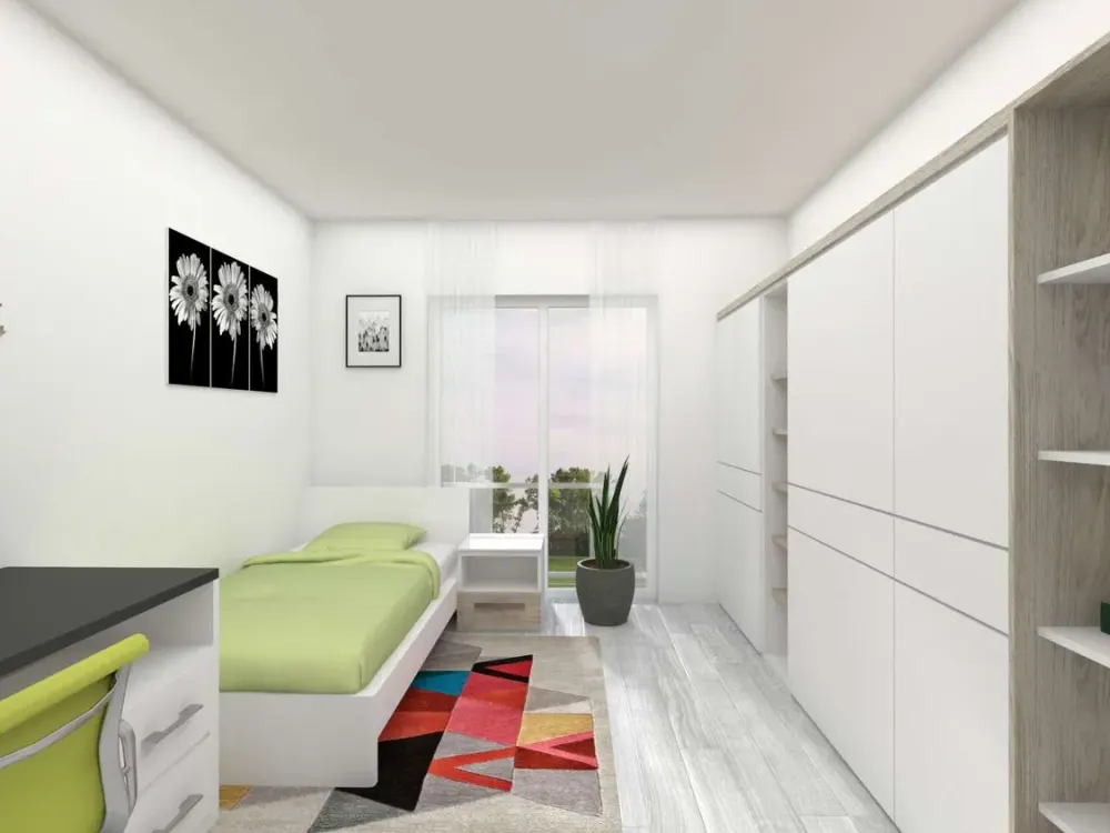 WOW großzügige, helle und freundliche 4 Zi. Neubau Whg. mit Balkon und EBK Bieber Nord