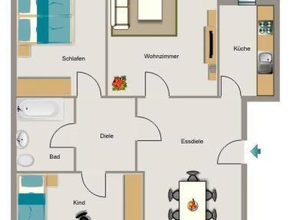Hier ist Platz zum Wohnen