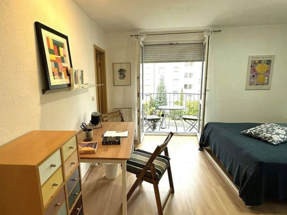 Attraktive 1 Zi.-Wohnung - möbliert - Balkon - TG !