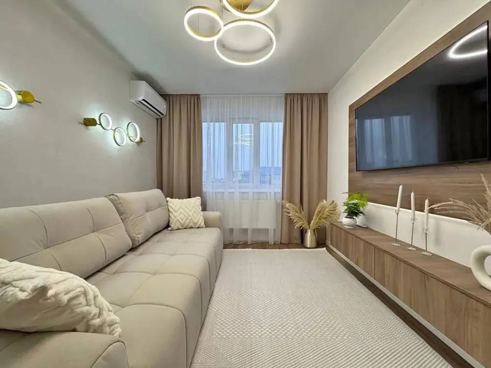 Luxurious 2-Room Apartment with Balcony and Parking Space on the 1st Floor