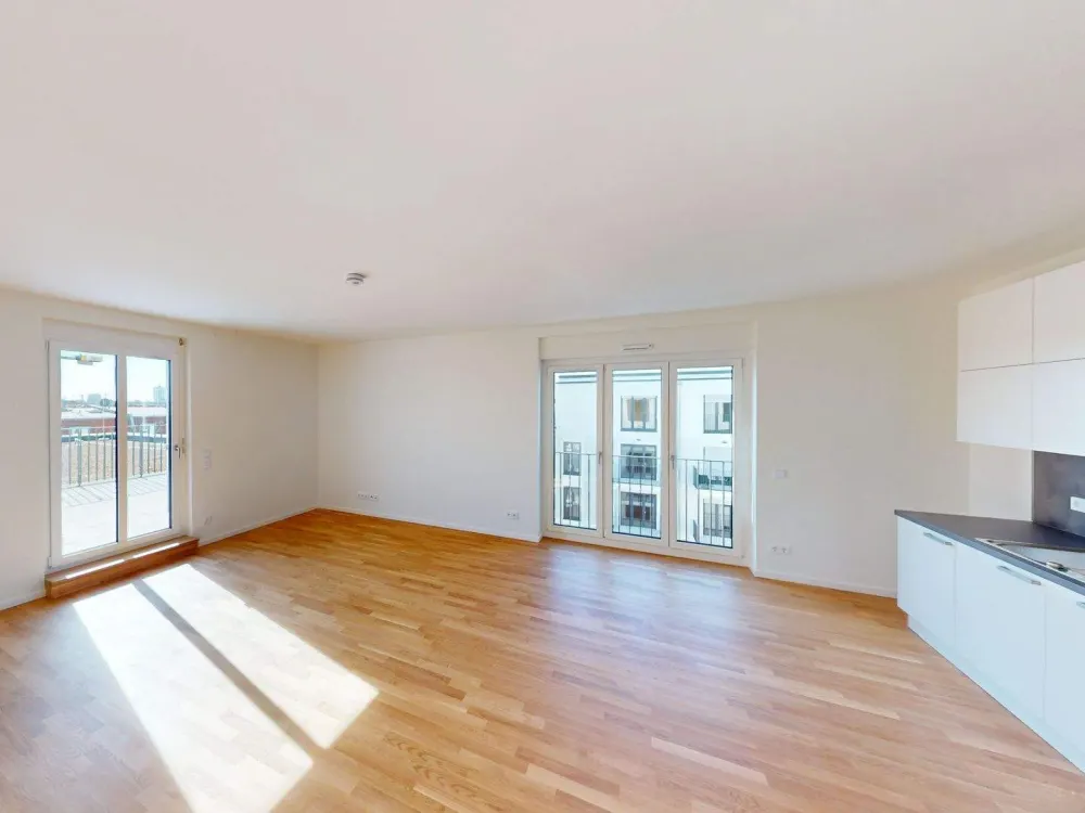 Stilvolles Penthouse-Apartment: Exklusive 4-Zimmer-Wohnung mit Dachterrasse und Einbauküche
