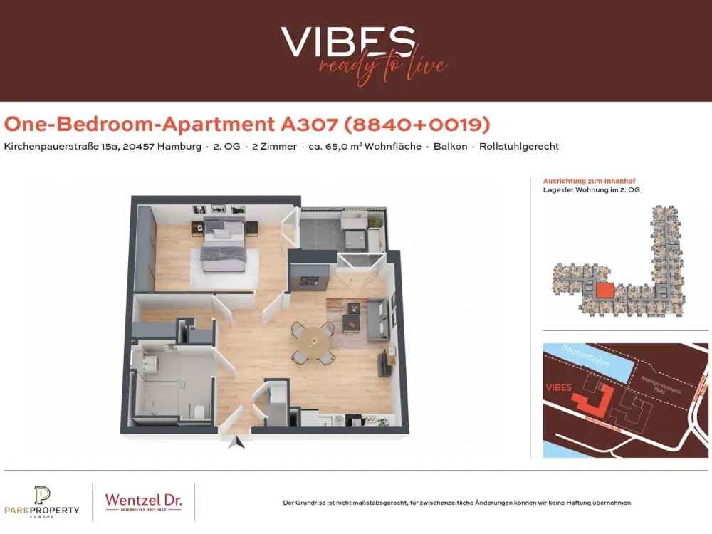 Barrierefreies Apartment im hochwertigen Neubau - Wentzel Dr.