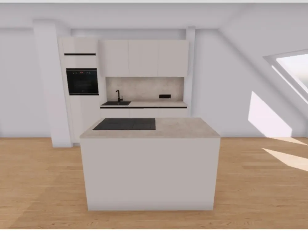 Dreamlike Roof Terrace Apartment with Modern Open-Plan Kitchen - First Occupancy After Renovation, WE12