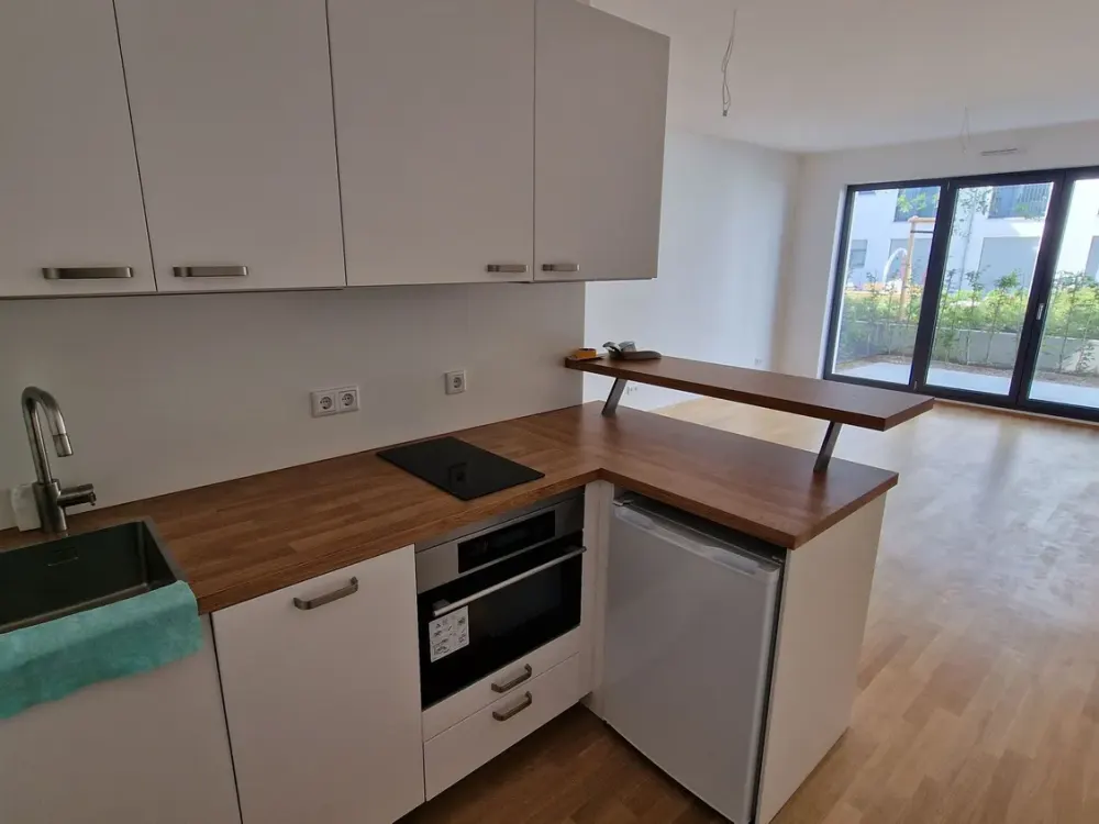 Moderne 2-Zimmer-Terrassenwohnung mit EBK/Fußbodenheizung