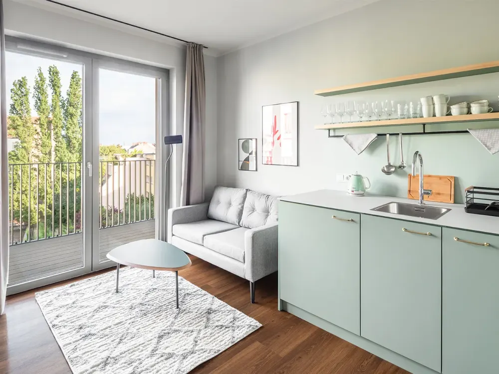 BESICHTIGUNGEN: Mi 9:00 & Fr 16:00 - Unbefristet wohnen, moderne 1-Zimmer-Wohnung mit Balkon
