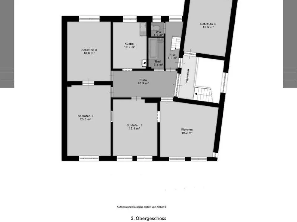 Modernisierte 98 m2 Wohnung ab sofort zu vermieten