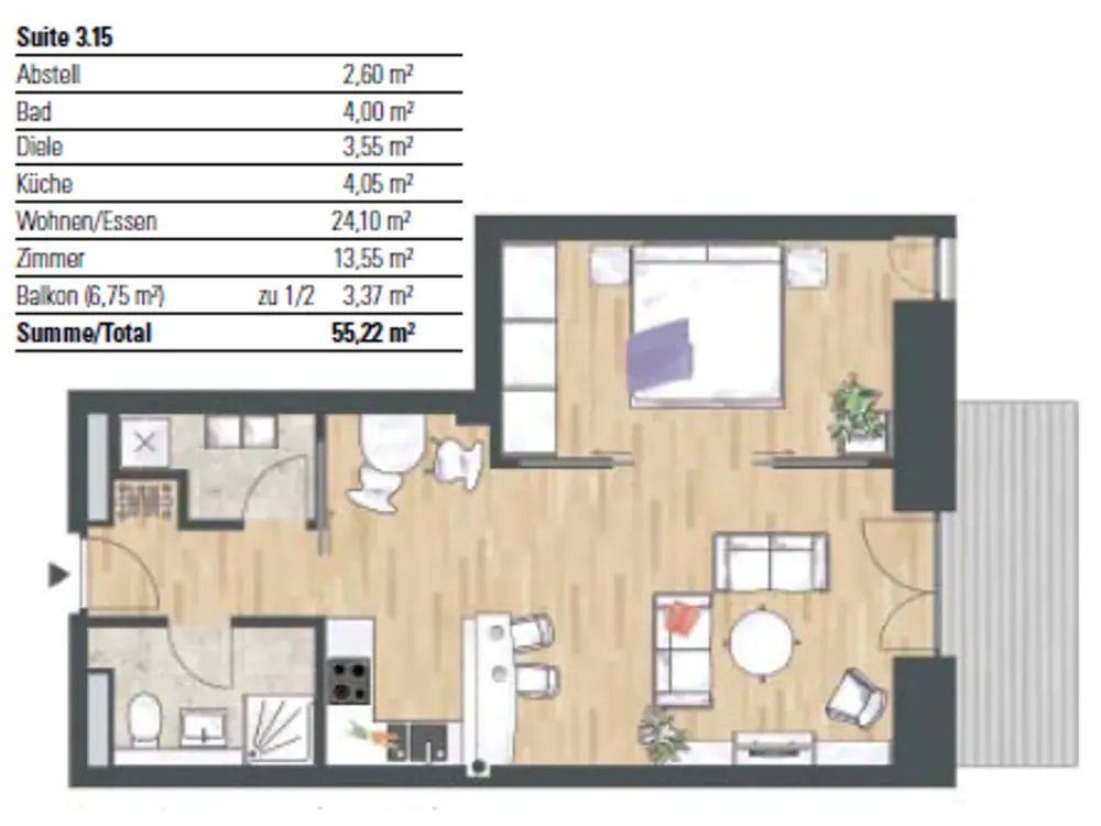 Möbliertes Loft in altem Industriebau zur Zwischenmiete - Miete ist all inclusive