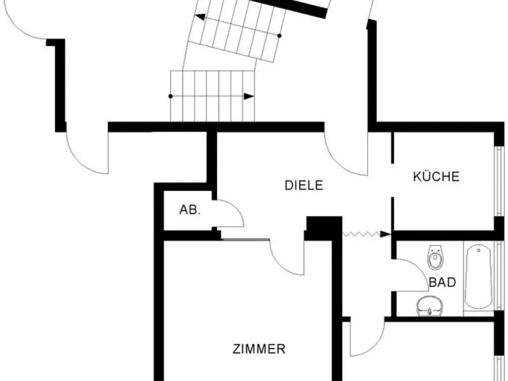 2-Zimmer Wohnung in Grumme