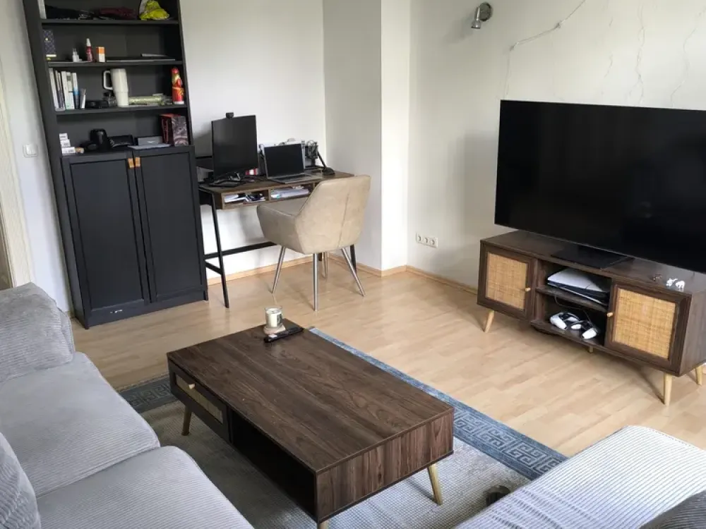 Bright 2-Room Apartment with Balcony & Fitted Kitchen