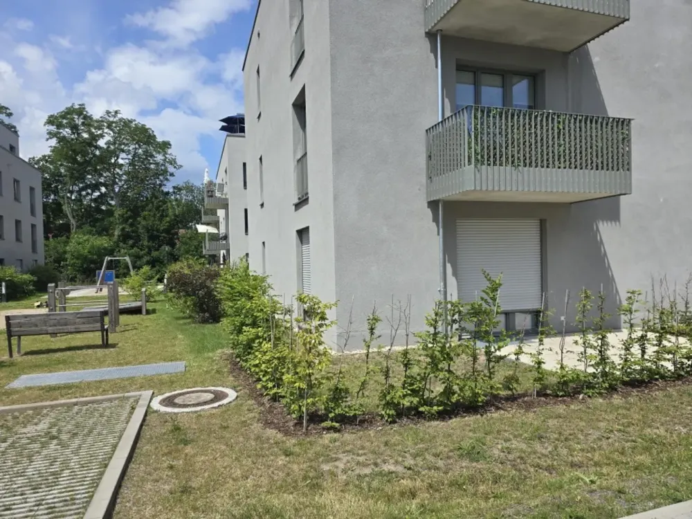 2-Zimmer-Mietwohnung, 56,54 m², EG, EBK, Terrasse, Fahrstuhl, Tiefgarage, Keller, Kladow