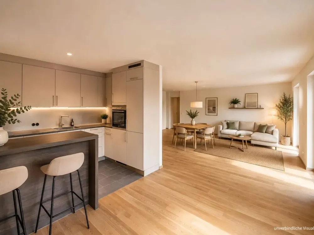 Spacious 3-Room Apartment with Beautiful Terrace and Large Garden in Prime View Location