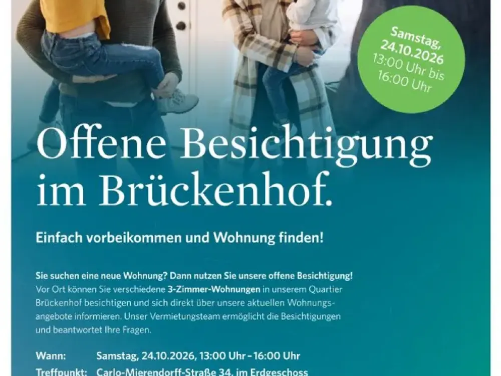 يوم العرض المفتوح السبت 24.10.2026 من الساعة 13:00 حتى 16:00، نقطة اللقاء في كارلو-مييري