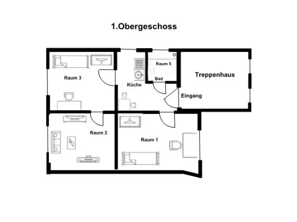 WG-ZIMMERANGEBOT: Zwei private Zimmer für 1 Person in einer 2ER-WG