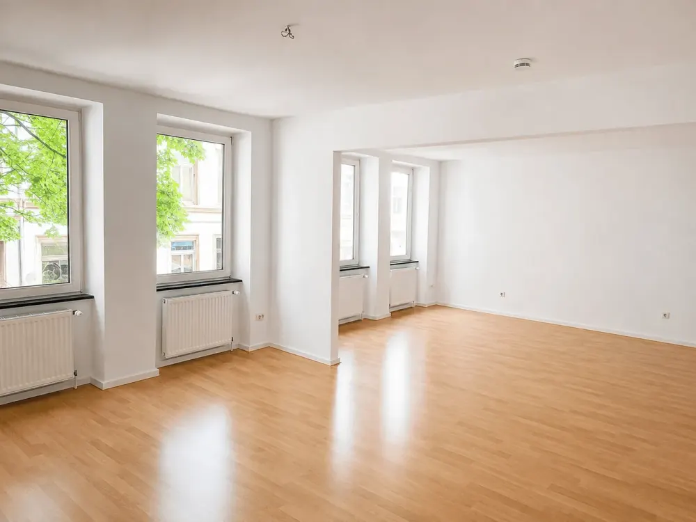 Großzügige 1-Zimmer-Wohnung mit optisch getrenntem Wohn- und Schlafbereich in Unterbilk