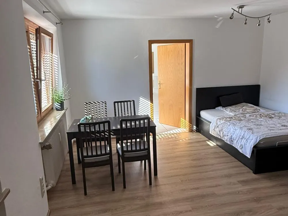 Möblierte 35 m² Einzimmerwohnung mit Stellplatz ohne Küche!