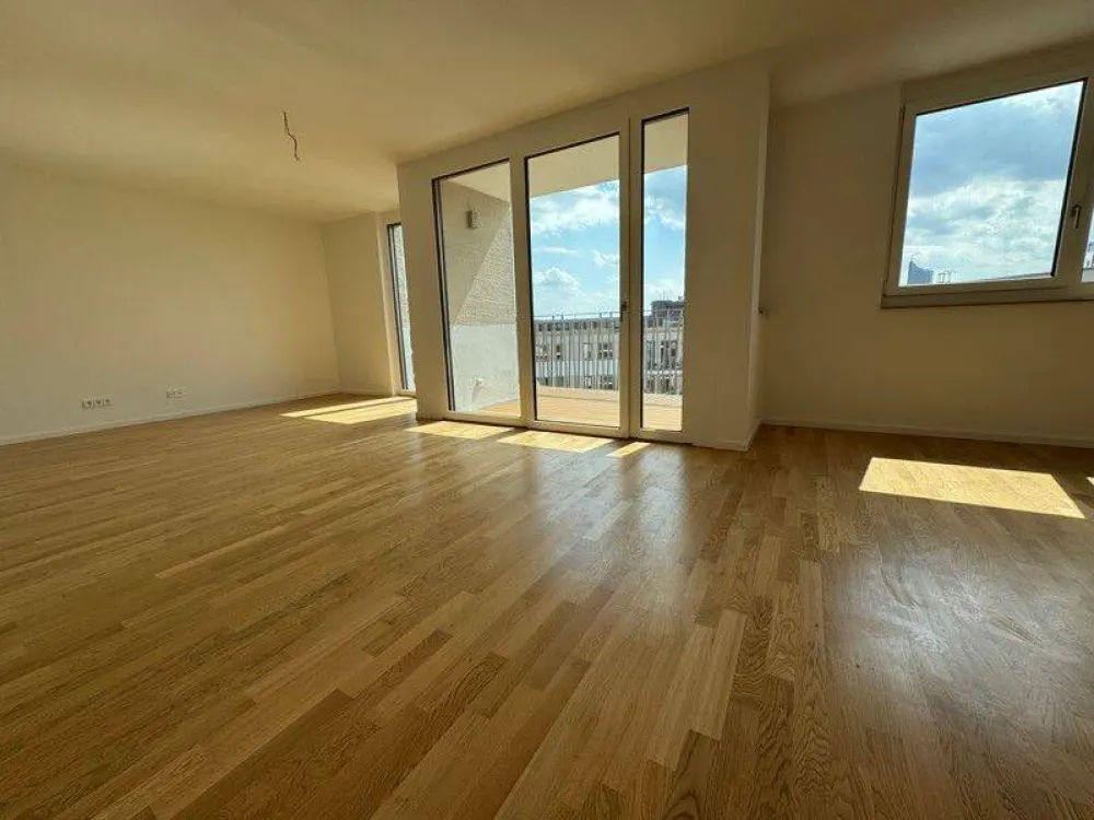 Attraktiv! 4-Zimmer-Wohnung mit 2 Balkonen und traumhafter Aussicht im Erstbezug