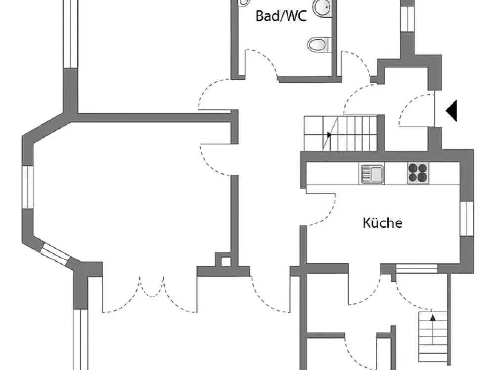 Elegante Erdgeschosswohnung mit Sonnenerker in begehrter Lage Oberesslingen