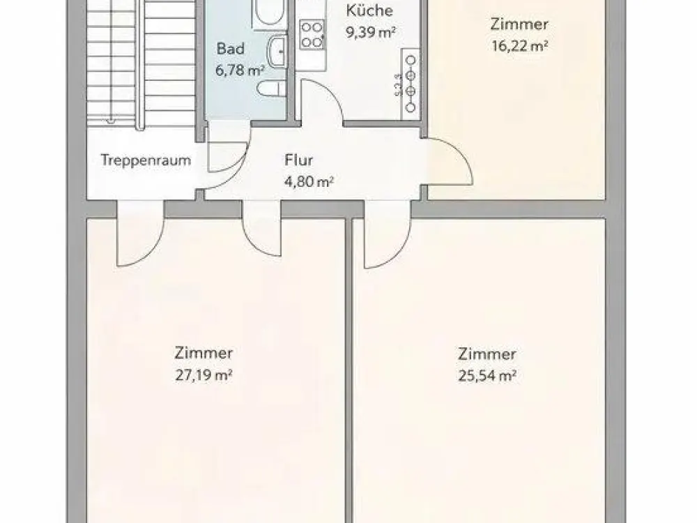 Zauberhafte Wohnung im Komponistenviertel