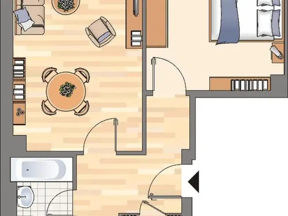 Demnächst frei! 2-Zimmer-Wohnung in Dortmund Lichtendorf