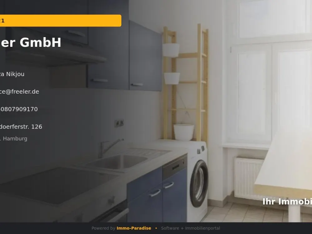 3-Zimmer Wohnung mit Einbauküche in Wandsbek