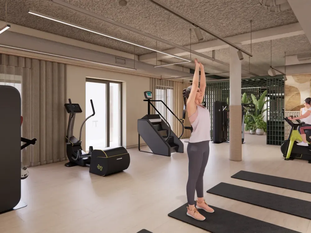 3-Zimmer Premium mit exklusiven Gemeinschaftsflächen: Padelplatz, Fitness, Dachterrasse & mehr
