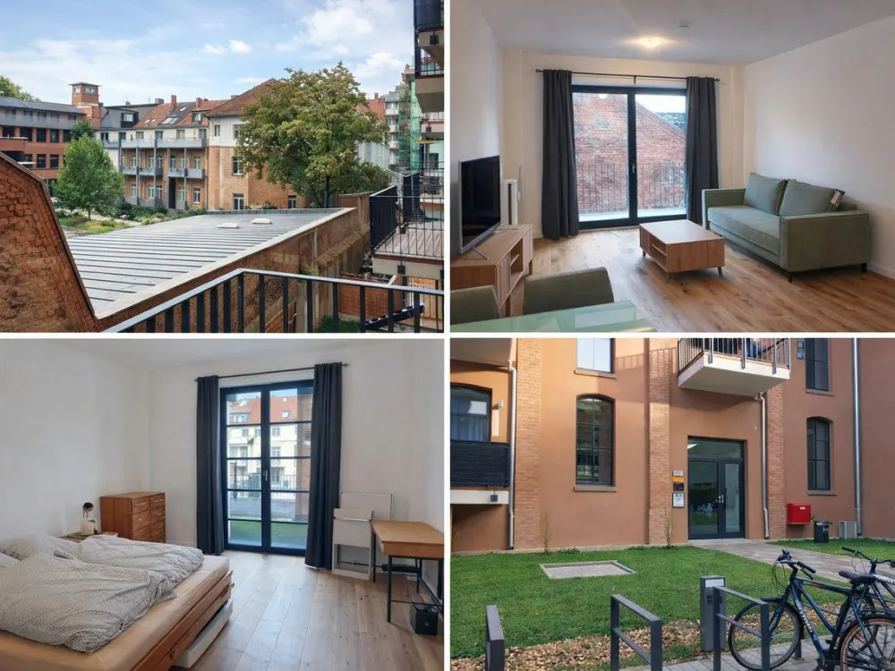 Modern living in the Malzquartier Erfurt Fully furnished 2-room apartment