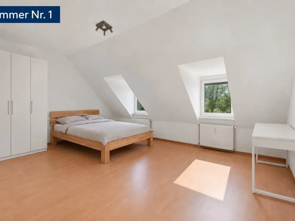Teilmöbliertes WG-Zimmer in zentraler Lage von Paderborn, ideal für Studenten & Berufstätige