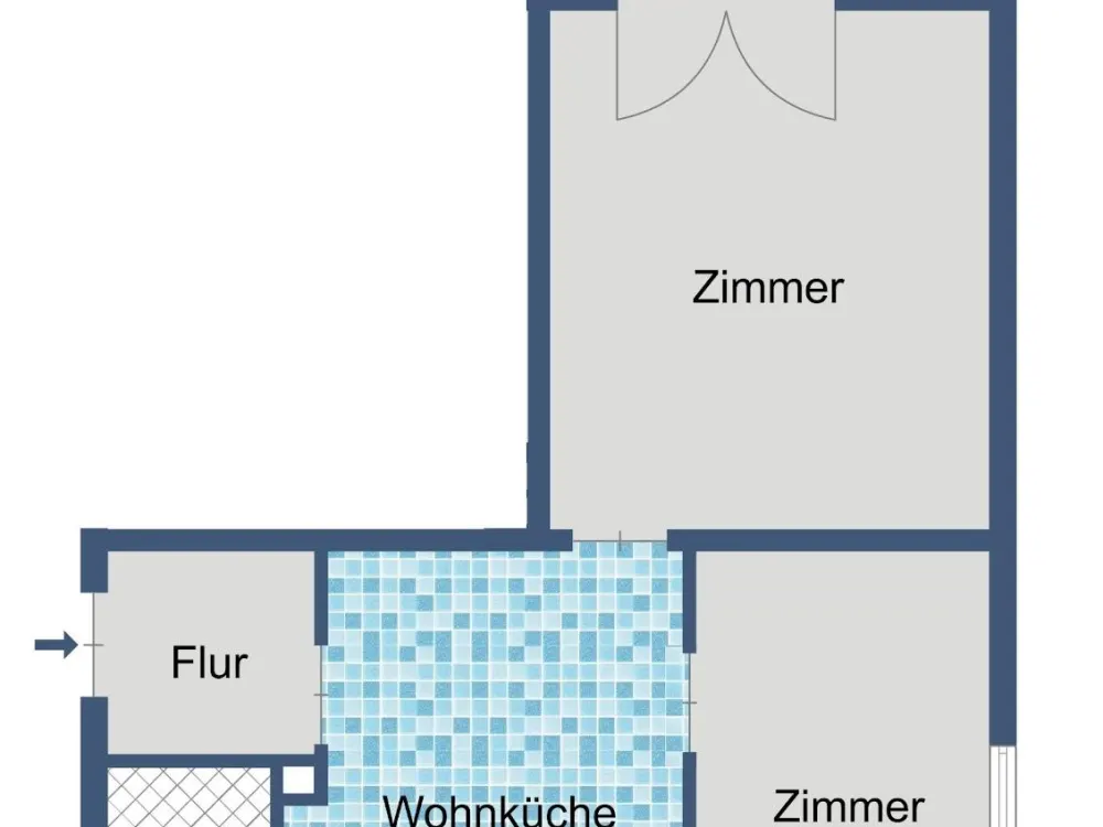 Erdgeschosswohnung in idyllischer Lage