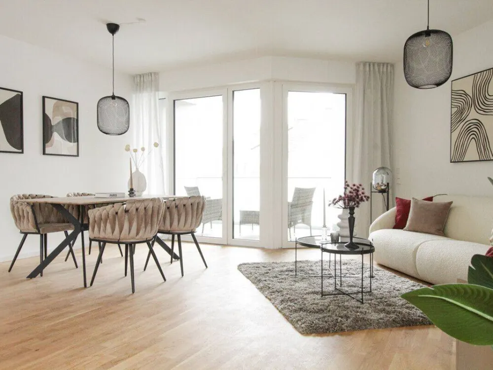 Hochwertige und helle 3-Zimmer Wohnung mit Balkon, barrierefrei!