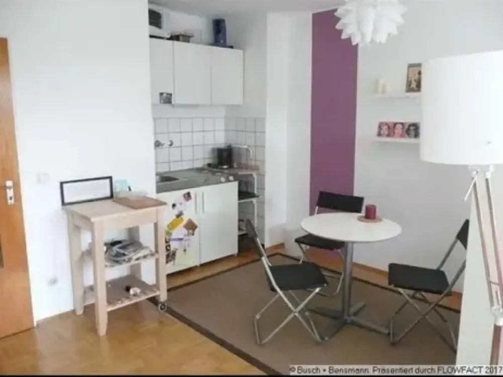 Kompaktes 1-Zimmer-Apartment mit Küchennische im 2. Stock in Münster