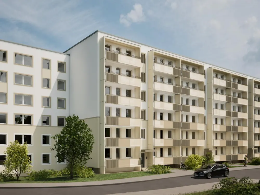 sanierte 4-Zimmer-Wohnung Quartier - Am Jägerpark- WBS Typ pMW notwendig