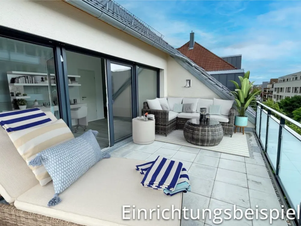 Penthouse Neubau-Erstbezug | Südwest-Loggia | Gesamte Etage