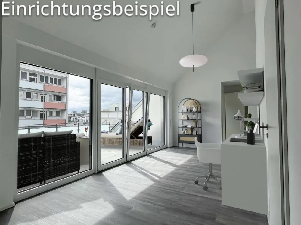 Penthouse Neubau-Erstbezug | Südwest-Loggia | Gesamte Etage