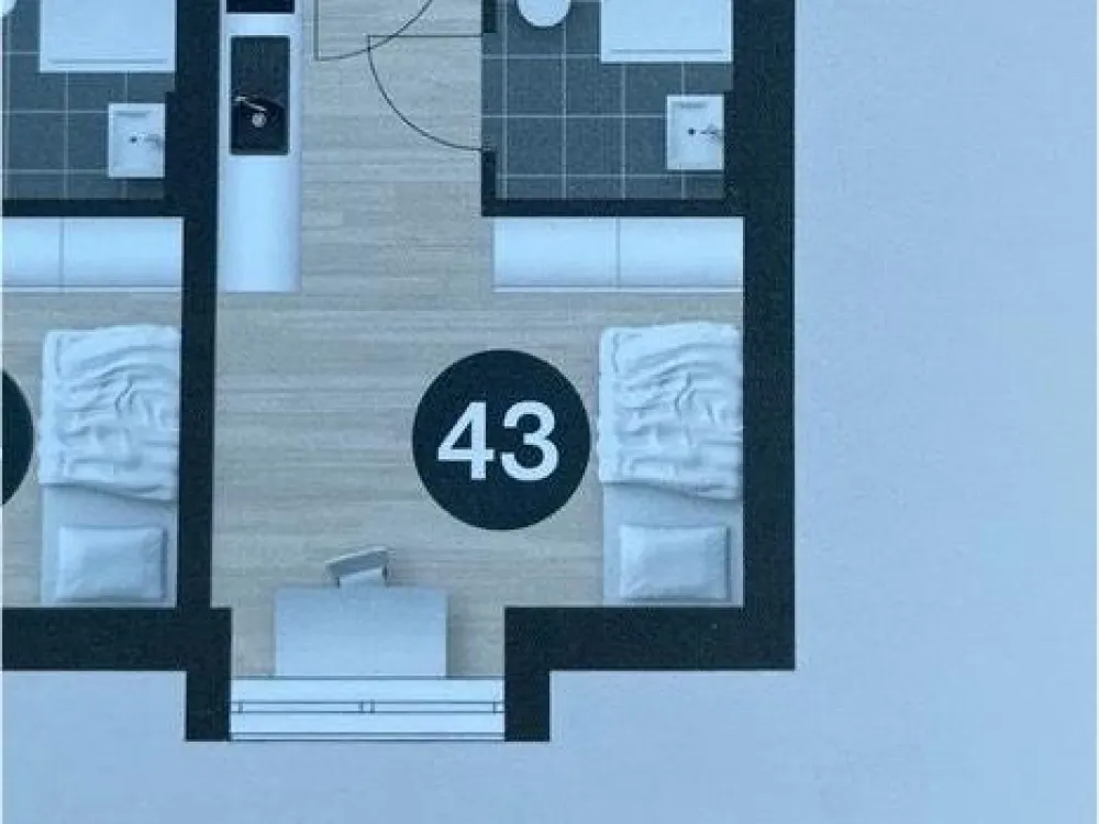 FIRST OCCUPANCY! 1-Room Apartment for Students in St. Johannis
